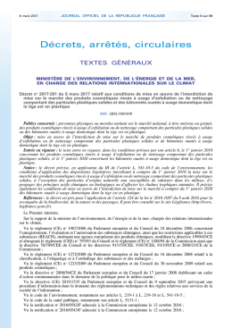 Journal officiel de la R&eacute;publique fran&ccedil;aise - N&deg; 57 du 8 mars