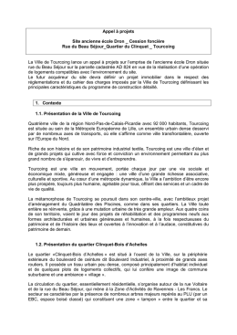 Appel à projets Site ancienne école Dron