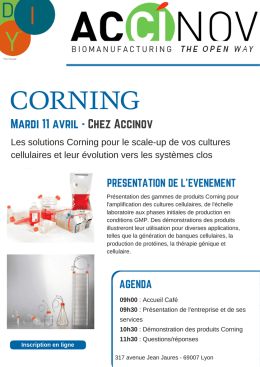 PDF Event Corning fran&ccedil;ais