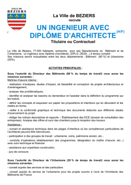 un ingenieur avec diplôme d`architecte