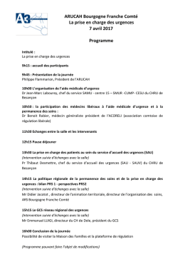 Formation du 7 avril 2017