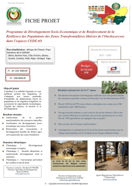 Programme de développement socio