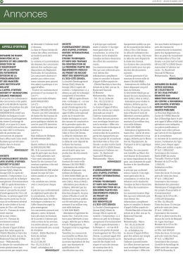 Annonces - LesEco.ma