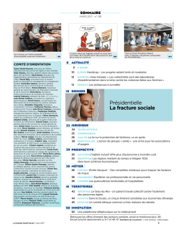 Pr&eacute;sidentielle La fracture sociale