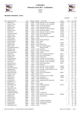 5,2 km - Nord Vendée Athlétisme