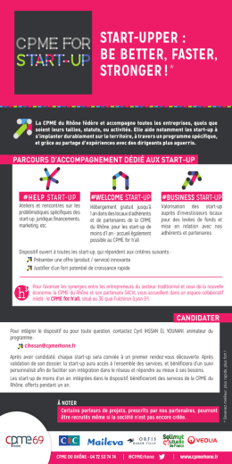 cpme for start-up - CGPME Rhône