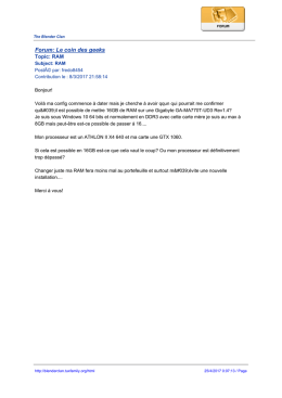 Forum: Le coin des geeks - The Blender Clan