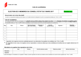 2017 CE Liste candidats PREMIER TOUR