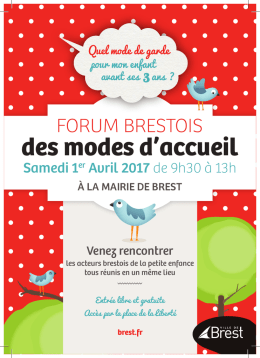 Forum brestois des modes d`accueil