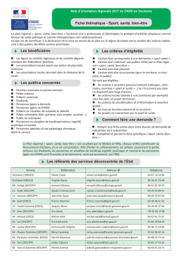téléchargez la fiche « sport santé
