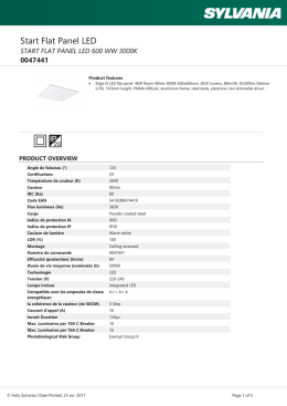 start flat panel led 600 ww 3000k