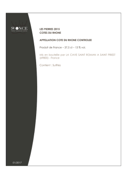 LES PIERRES 37.5 cl 0117