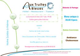 Notre Soir&eacute;e &agrave; th&egrave; me