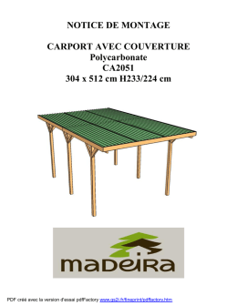 Notice de montage Notice de montage - Maison