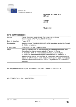 ANNEXES 1-4. pj: COM(2017)