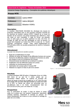 Presse MTR - HE-Arc