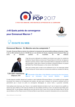 J-45 Quels points de convergence pour Emmanuel Macron