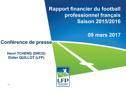 Télécharger la Présentation Médias du rapport financier du