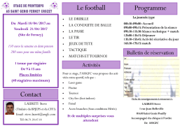 Téléchargez le bulletin d`inscription ici - Mairie de Ferney
