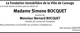 Madame Simone BOCQUET