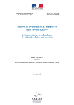 Rapport n° 010468-01 - cgedd - Ministère de l`Environnement, de l