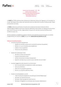 07 mars 2017 - FAFIEC - Gestionnaires de paiement v2