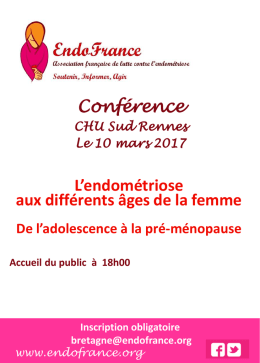 L`affiche de la conférence