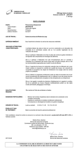 Personnel professionnel