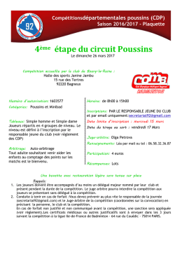 Plaquette - Badminton92.org