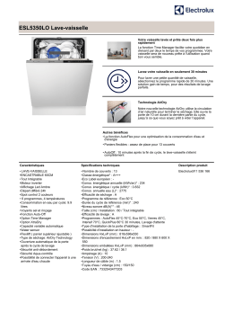 ESL5350LO Lave-vaisselle