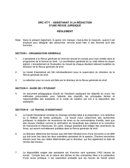 drc 2500 - enseignement appliqu&eacute; ii