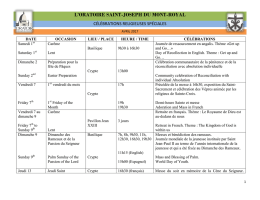 AVRIL 2017 - L`Oratoire Saint-Joseph du Mont