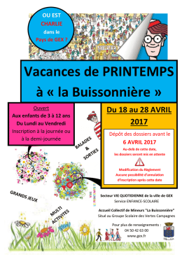 affiche - Ville de Gex