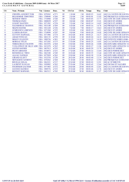 Gar&ccedil;ons 2009 - esco st andre des eaux 44