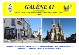 Gal&egrave;ne 71 (R&eacute;par&eacute;) - RADIOAMATEUR