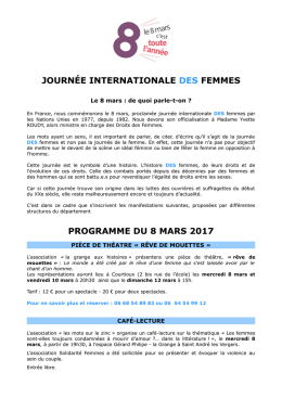 le programme des manifestations auboises