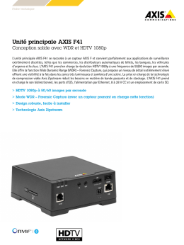 Unité principale AXIS F41