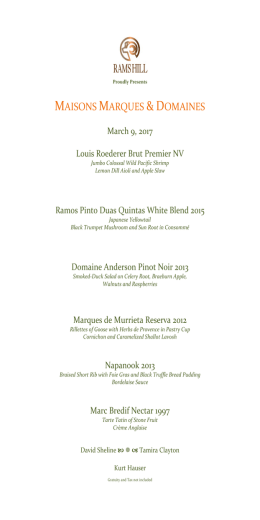 to view our Wine Dinner Menu