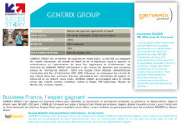 generix group - Export Business France