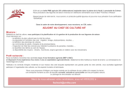 adjoint au chef de culture h/f