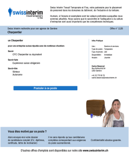 Charpentier - PDF de l`Annonce du 08.03.2017