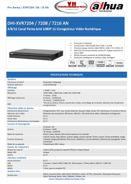 XVR7204-08-16AN - Aller sur videosurveillance-home