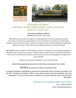 UN MONDE DE GÉANT L`EXPORAIL MUSÉE FÉRROVIAIRE À