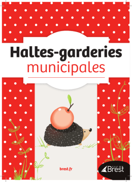 Haltes-garderies municipales