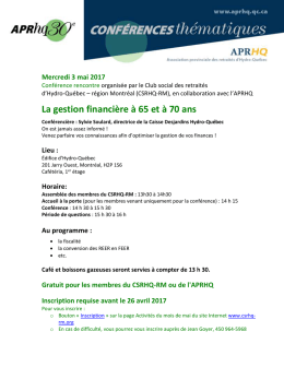 Informations - csrhq-rm