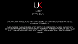 Présentation de UNITED KITCHENS (cuisines professionnelles)