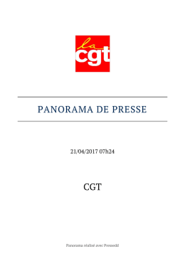 Revue de presse