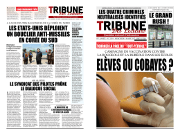 La Tribune des Lecteurs