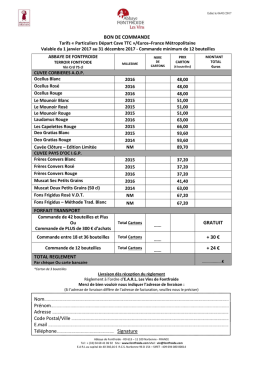 Bulletin de commande - Abbaye de Fontfroide