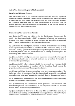 Fraternities OP - Lay Dominican Fraternities